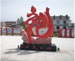 蕪湖不銹鋼景觀雕塑簡(jiǎn)述藝術(shù)品為何會(huì)上銹？